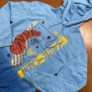 Golden State Warriors NBA Unisex Blue Ombre Hooded Sweatshirt Size Small S